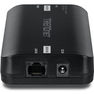 TRENDnet TPE-318GI 10 Gigabit PoE++ Injector, 90W power, magnetic wall mount, 54V DC Power adapter 
